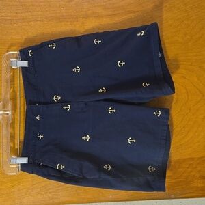 Kim Rogers Navy and Gold Sailor Shorts Size 8P: A